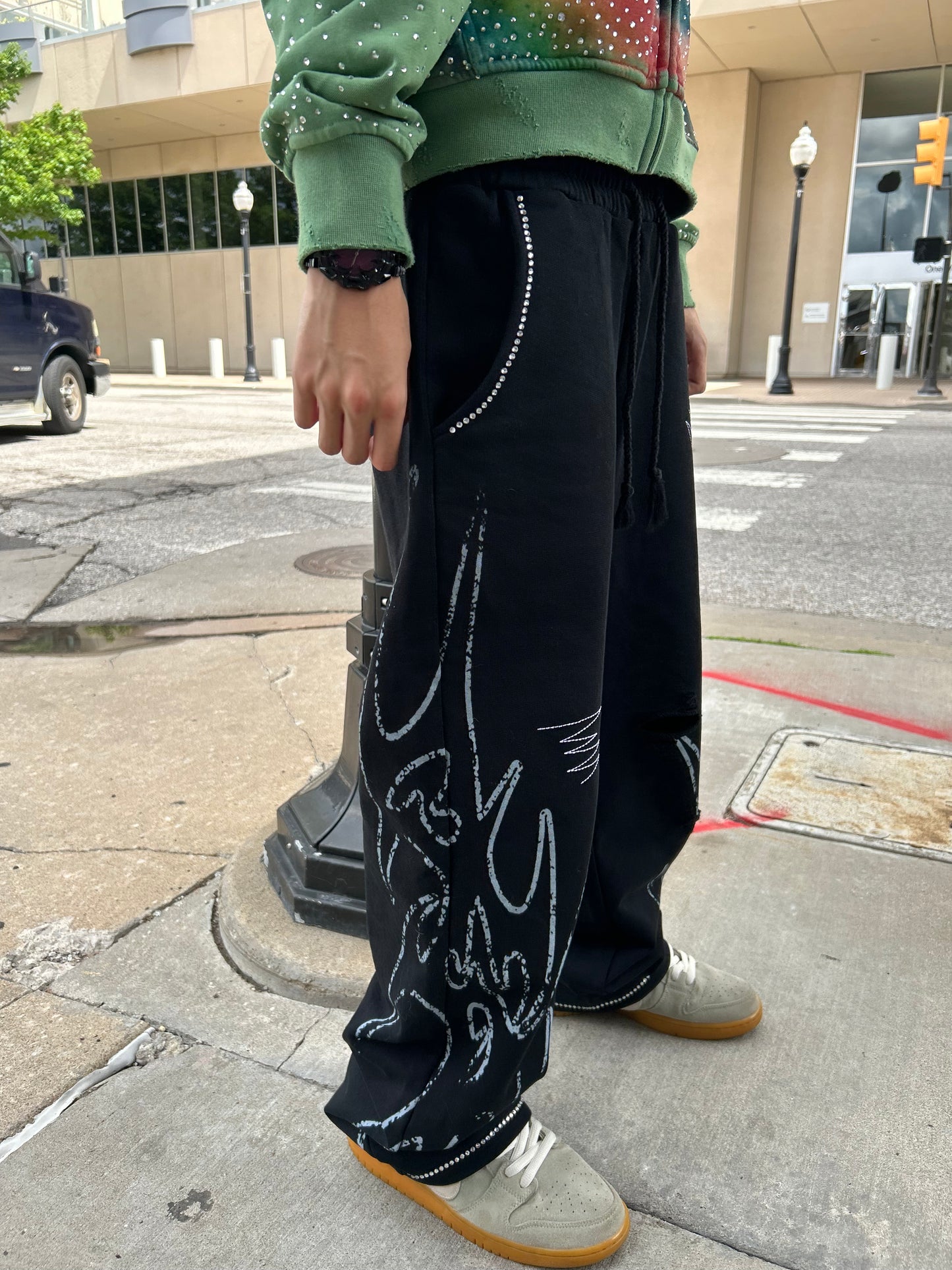 "Dimostrare Distressed Sweatpants"