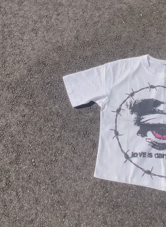 "LOVE IS DANGEROUS T SHIRT"